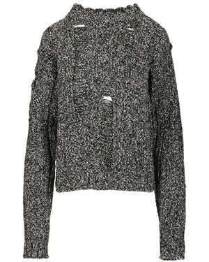 DURAZZI MILANO Round-Neck Knitwear - Grey