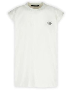 Barrow Sleeveless Tops - Bianco