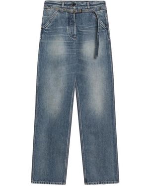 Dries Van Noten Straight Jeans - Azul