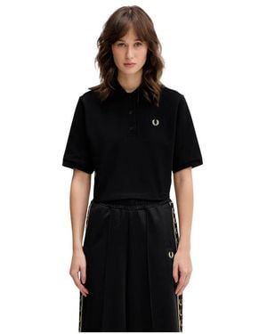 Fred Perry Polo Shirts - Schwarz