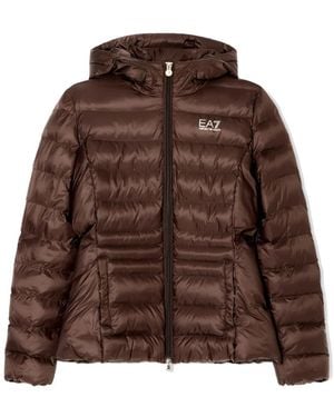 EA7 Winter Jackets - Marrone