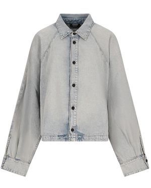 Haikure Jassen ,Blauw ,Denim Keira Denim Jacket - Grijs