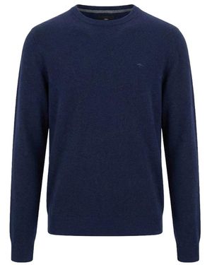 Fynch-Hatton Truien & Vesten ,Blauw ,Ronde Hals Gebreid