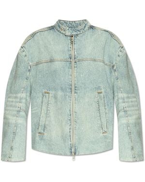 DIESEL Denim Jackets - Groen