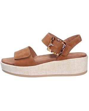 Remonte Sandalette Mit Keilabsatz - Braun