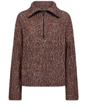 Mos Mosh Round-Neck Knitwear - Marron