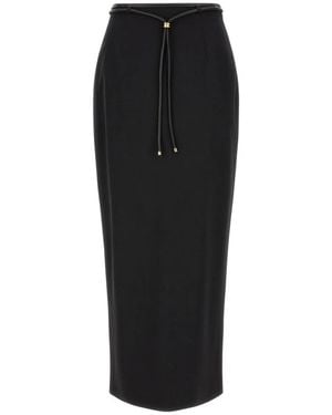 Agnona Midi Skirts - Black