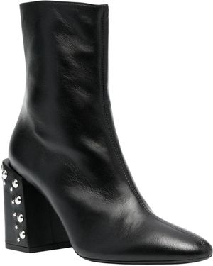 Furla Block Ankle Boot - Schwarz