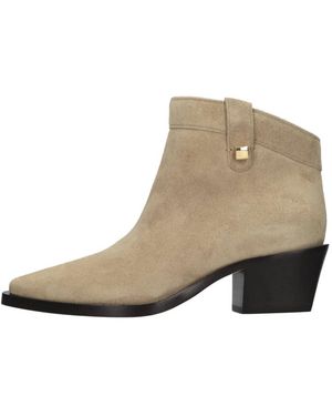 Maison Skorpios Cowboy & Biker Boots - Natural