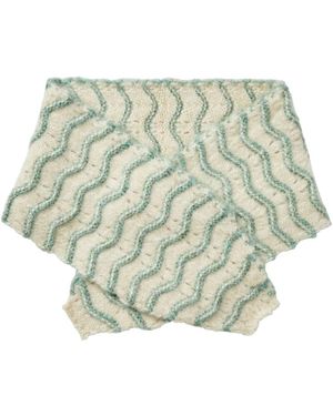 Lolly's Laundry Accessoires ,Veelkleurig ,Nylon Callie Ll Knit Scarf - Groen