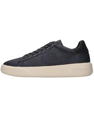 Blauer Schoenen ,Blauw ,Leer Buck 01‑Nub Sneakers