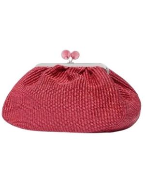 Weekend by Maxmara Tassen ,Roze ,Leer Weekend Tas - Rood