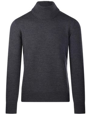 Altea Rollkragenpullover Aus Schurwolle - Blau
