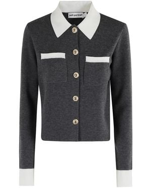 Self-Portrait Cardigans - Black