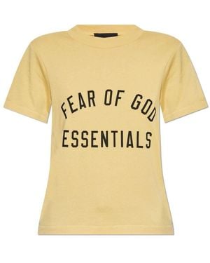 Fear Of God T-Shirt Mit Druck - Natur