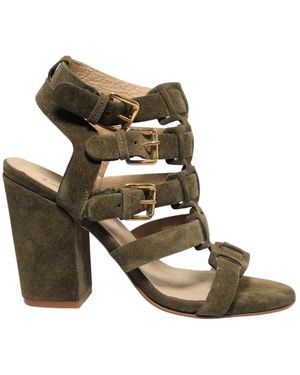 Carmens High Heel Sandals - Green