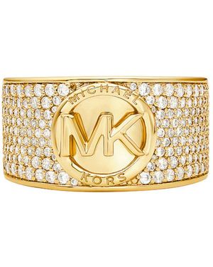 Michael Kors Elegante Zirkonia Gouden Ring - Metallic