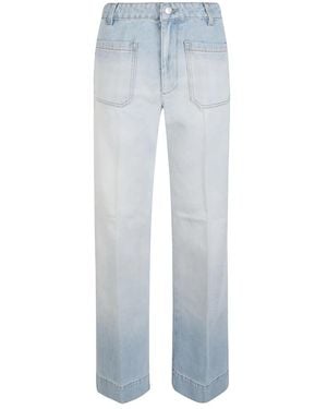 Victoria Beckham Straight Fit Jeans - Blue