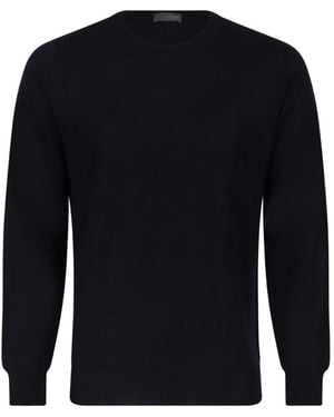 Drumohr Round-Neck Knitwear - Blu