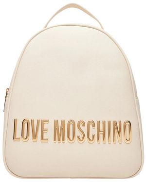 Love Moschino Backpacks - Natural