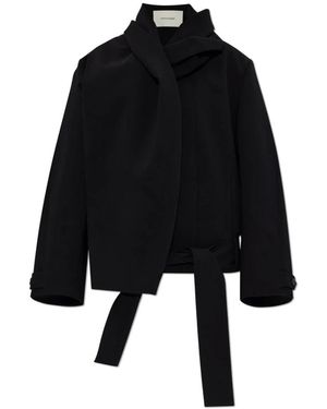 Entire studios Jassen ,Zwart ,Polyester Belted Jacket