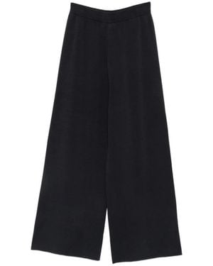 Alysi Wide Trousers - Nero