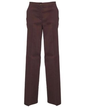 Pinko Straight Broeken - Bruin