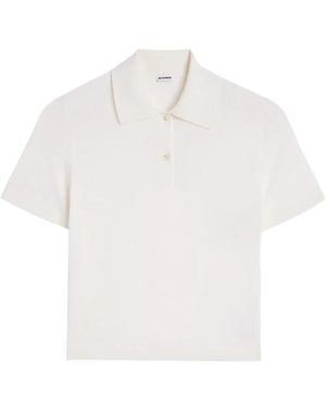 Jil Sander Tops ,Wit ,Polo Shirts
