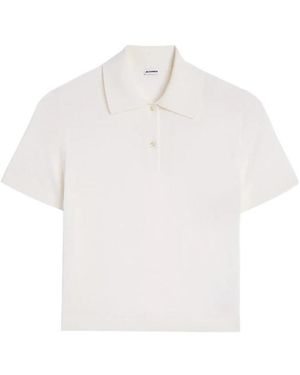 Jil Sander Tops ,Wit ,Polo Shirts
