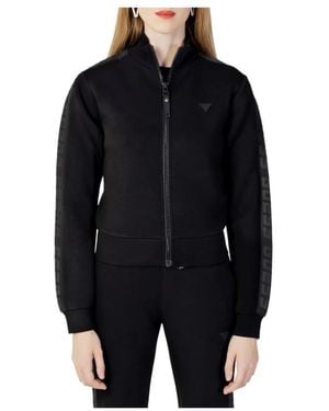Guess Allie Scuba Zip Sweatshirt - Zwart