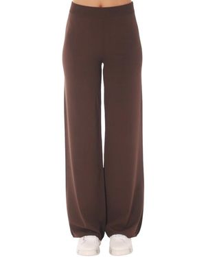Kangra Broeken ,Bruin ,Polyester Palazzo Broeken
