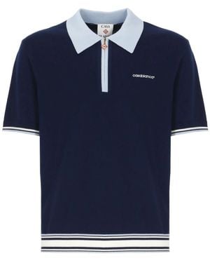 CASABLANCA Polo Shirts - Azul