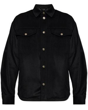 Versace Truien & Vesten ,Zwart ,Kasjmier Cashmere Blouson