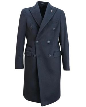 BRERAS Milano Double-Breasted Coats - Bleu