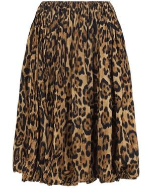 Alaïa Midi Skirts - Natural