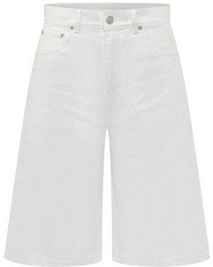 Coperni Denim Shorts - White
