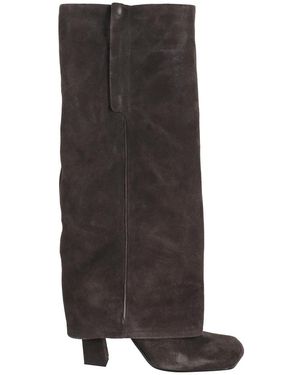 Ash Brauner Wildleder Velours Stiefel