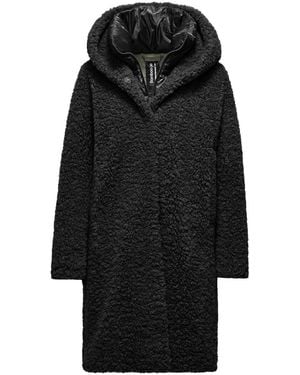 Bomboogie Single-Breasted Coats - Black