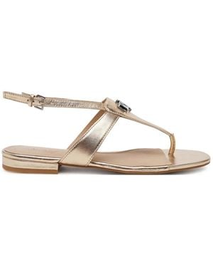 Ralph Lauren Flat Sandals - Metálico
