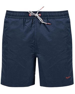 Pepe Jeans Badmode ,Blauw ,Polyester Risto D Zwemshort