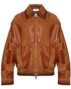 Versace Lederjacke - Braun