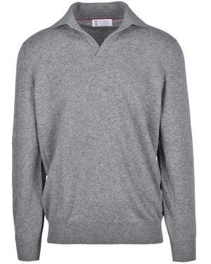 Brunello Cucinelli Cashmere Knitwear - Grijs