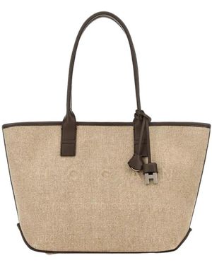 Hogan Tote Bags - Natural
