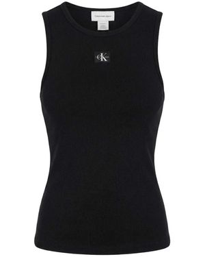Calvin Klein Sl Woven Label 2X2 Baby - Zwart