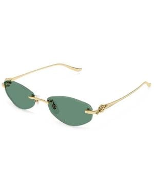 Cartier Ct0675S Sonnenbrille - Grün