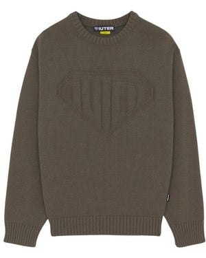 Iuter Round-Neck Knitwear - Gris