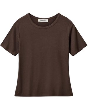 Sofie Schnoor Tops ,Bruin ,Spandex Petriciasw T-Shirt Lange Mouw