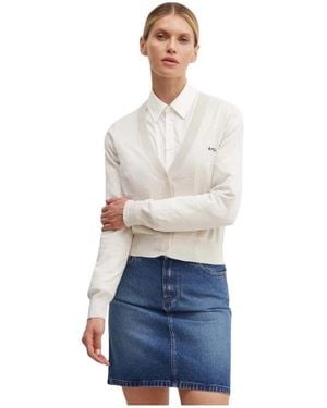 A.P.C. Cardigans - Blanc