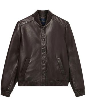 Brooks Brothers Leather Jackets - Black