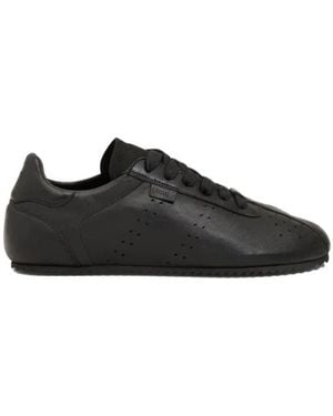 Ami Paris Schoenen ,Zwart ,Leer Low Top Step Sneakers